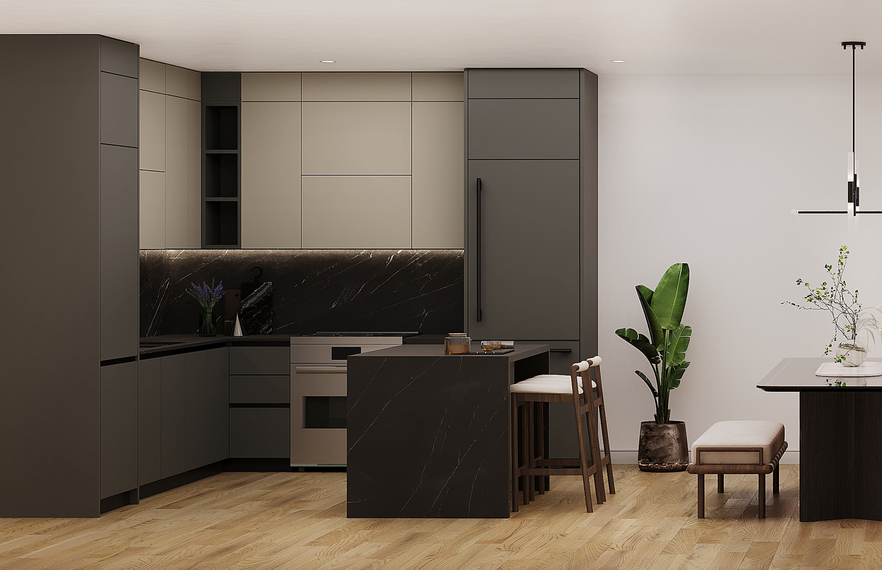 Wellington Place interior living space